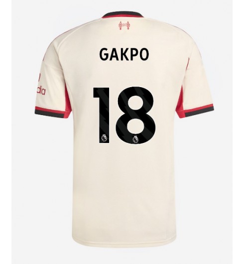 Liverpool Cody Gakpo #18 Venkovní Dres 2025-26 Krátký Rukáv Liverpool Cody Gakpo #18 Venkovní Dres 2025-26 Krátký Rukáv